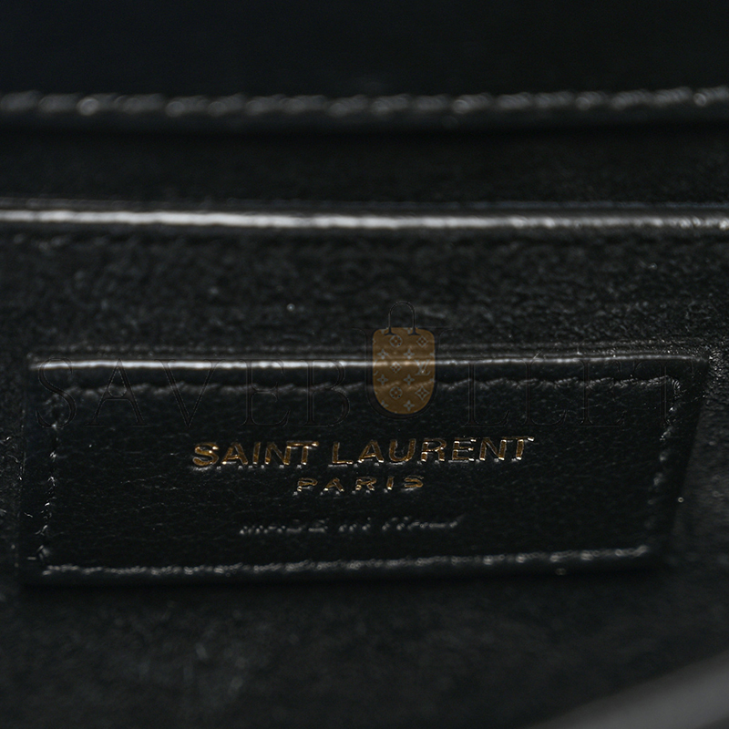 YSL SUNSET MEDIUM IN SUEDE AND LEATHER 422906 (22*16*8cm)